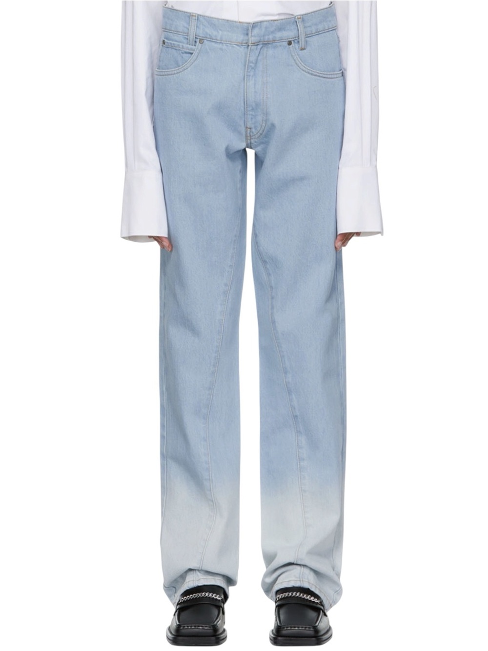 Bianca Saunders Straight-Leg Jeans Size Extra Large